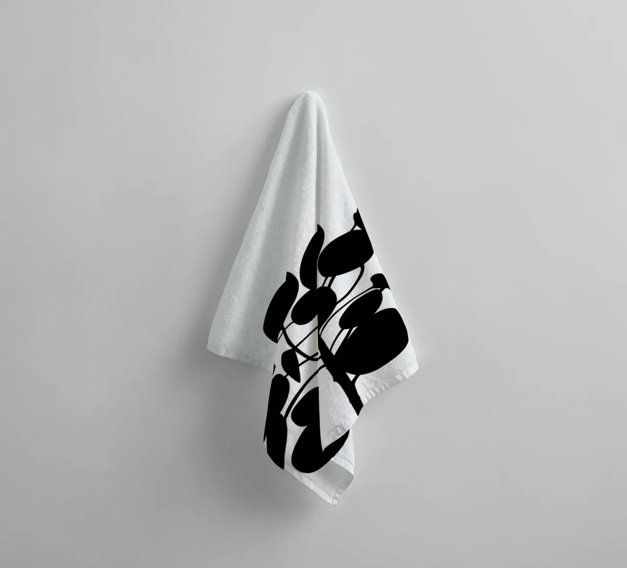 Pilea towel by Oh Darling