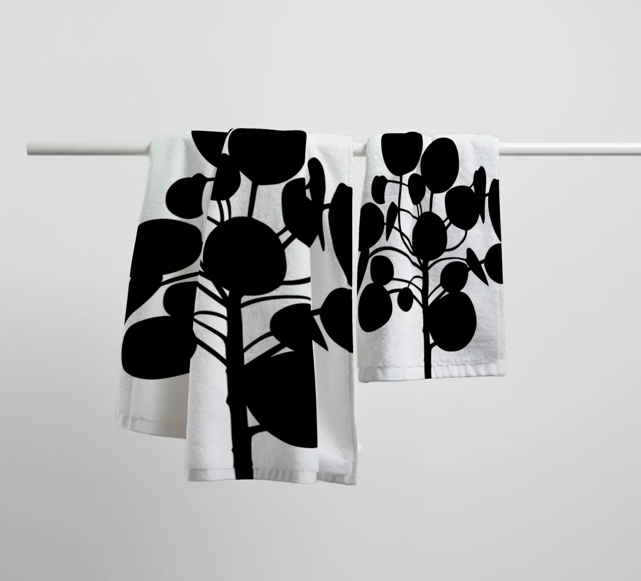 Pilea towel by Oh Darling
