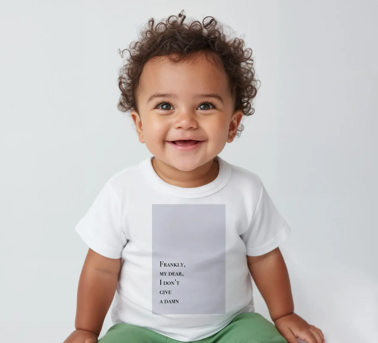 Frankly My Dear baby t-shirt by Studio One