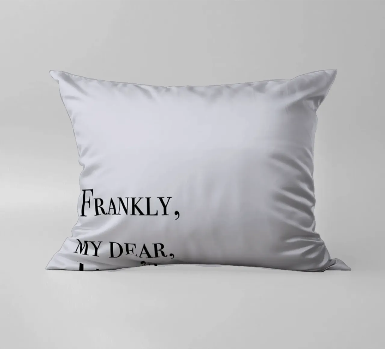Frankly My Dear decorative cushion by Studio One