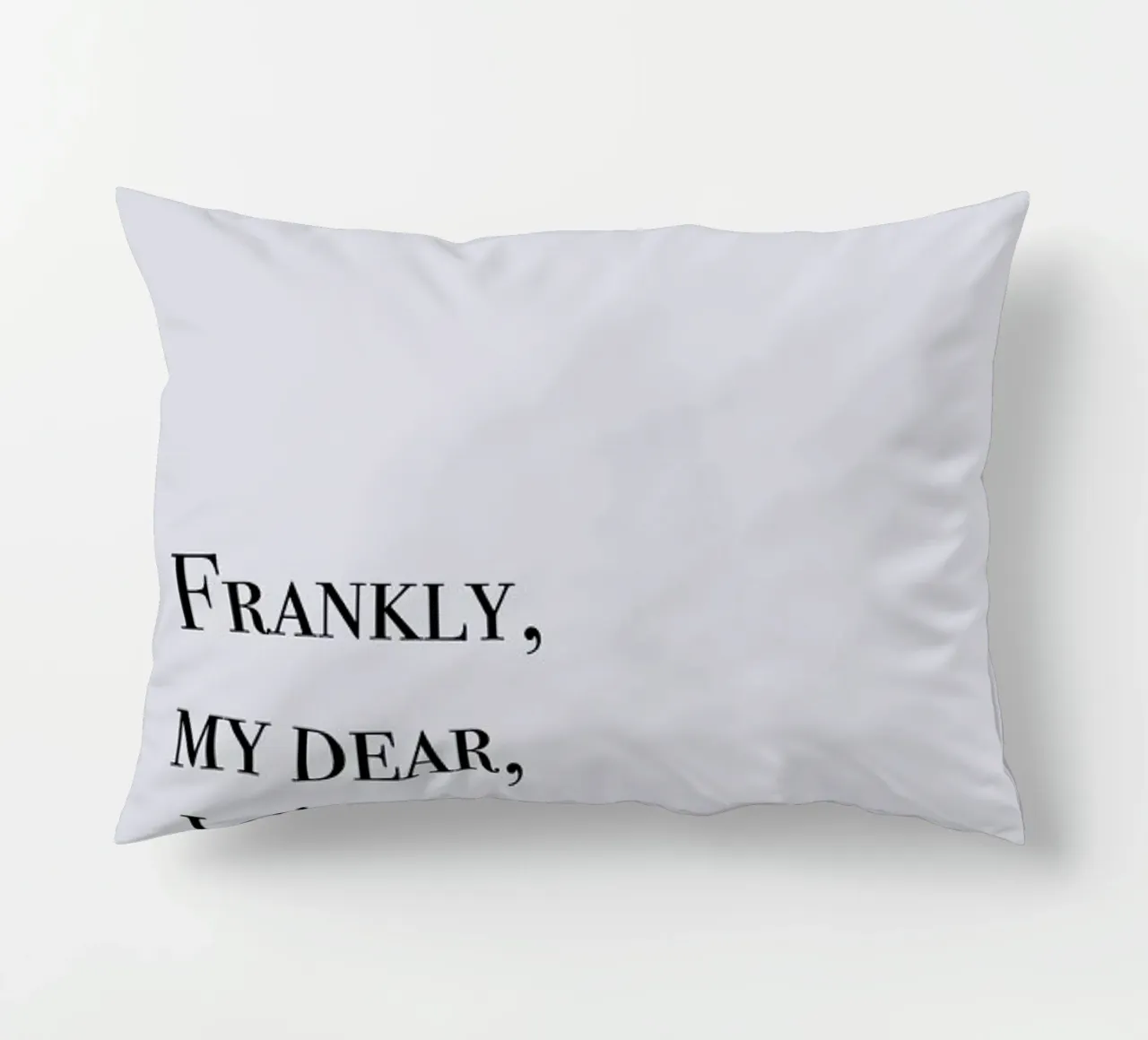 Frankly My Dear decorative cushion by Studio One