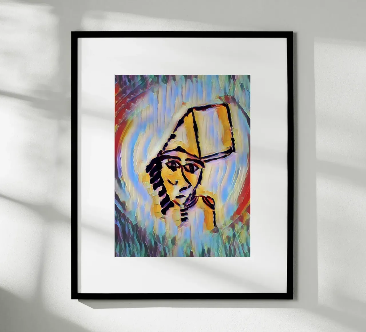 Jonny the entertainer poster con telaio in plastica da gtobonart