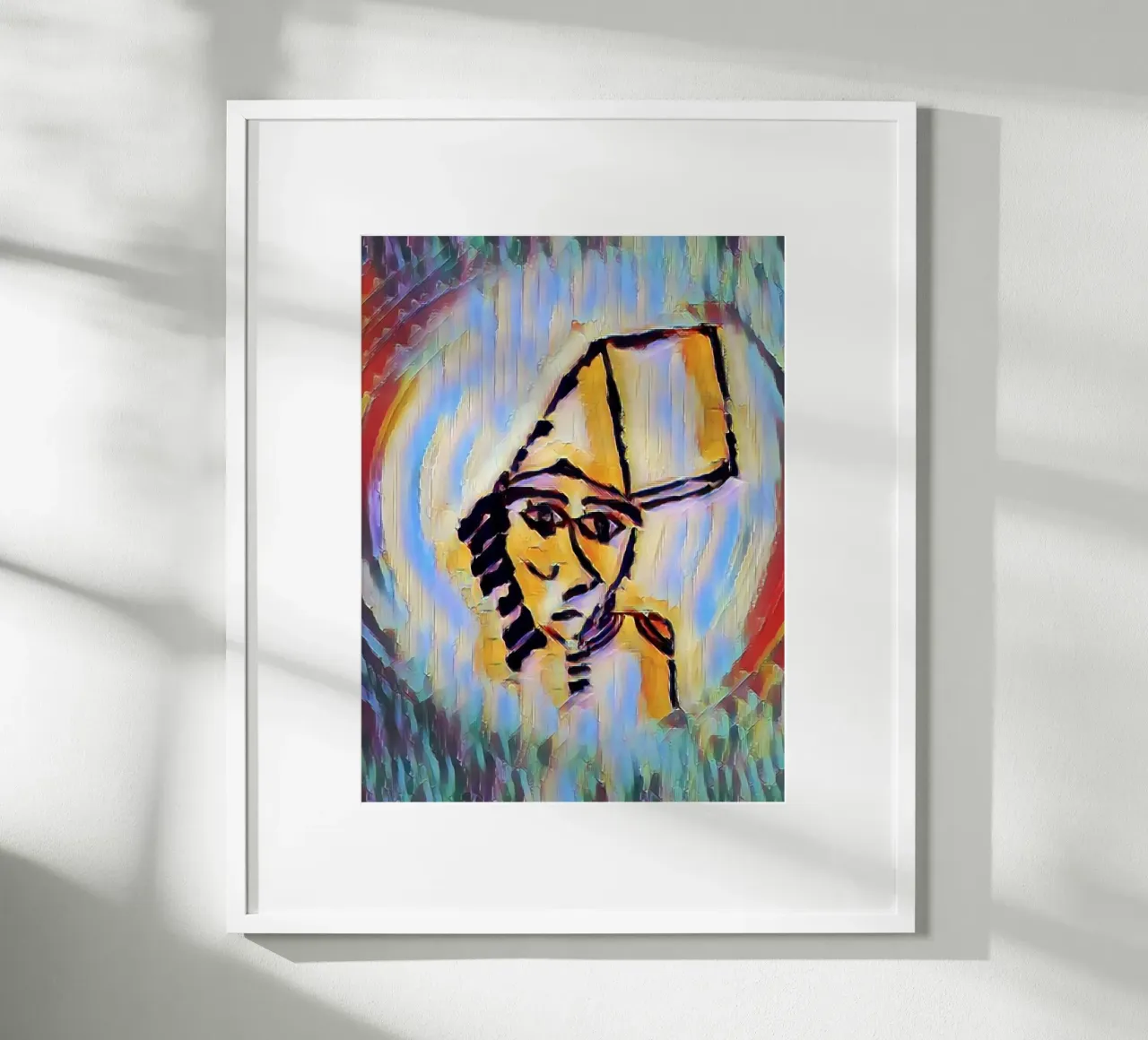 Jonny the entertainer poster con telaio in plastica da gtobonart