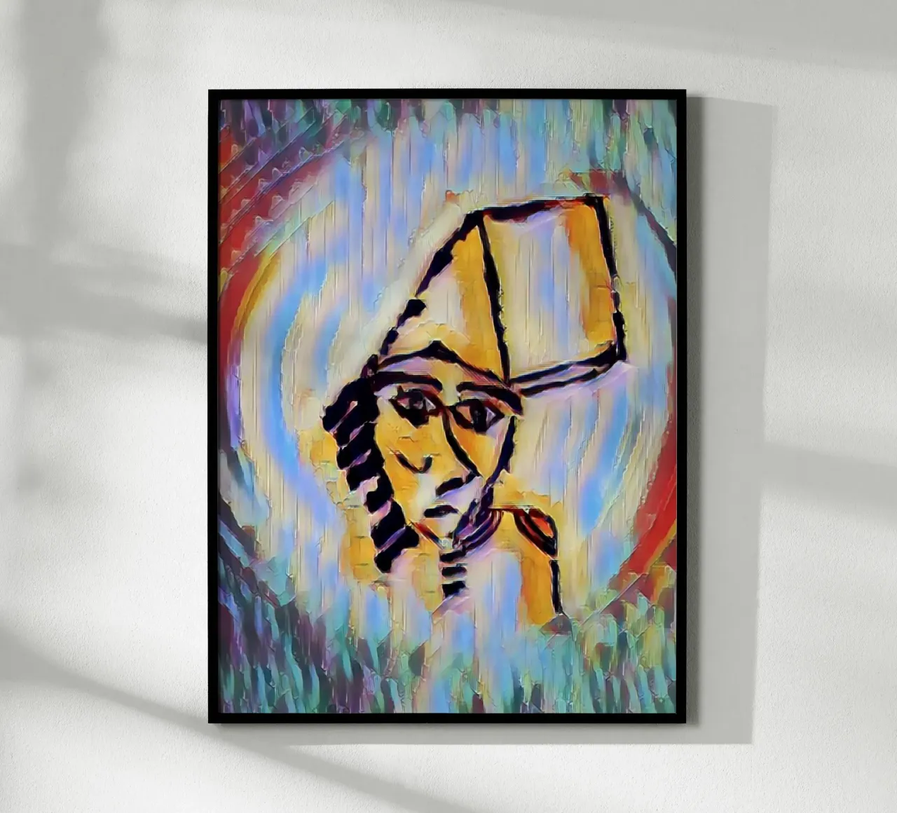 Jonny the entertainer poster con telaio in plastica da gtobonart
