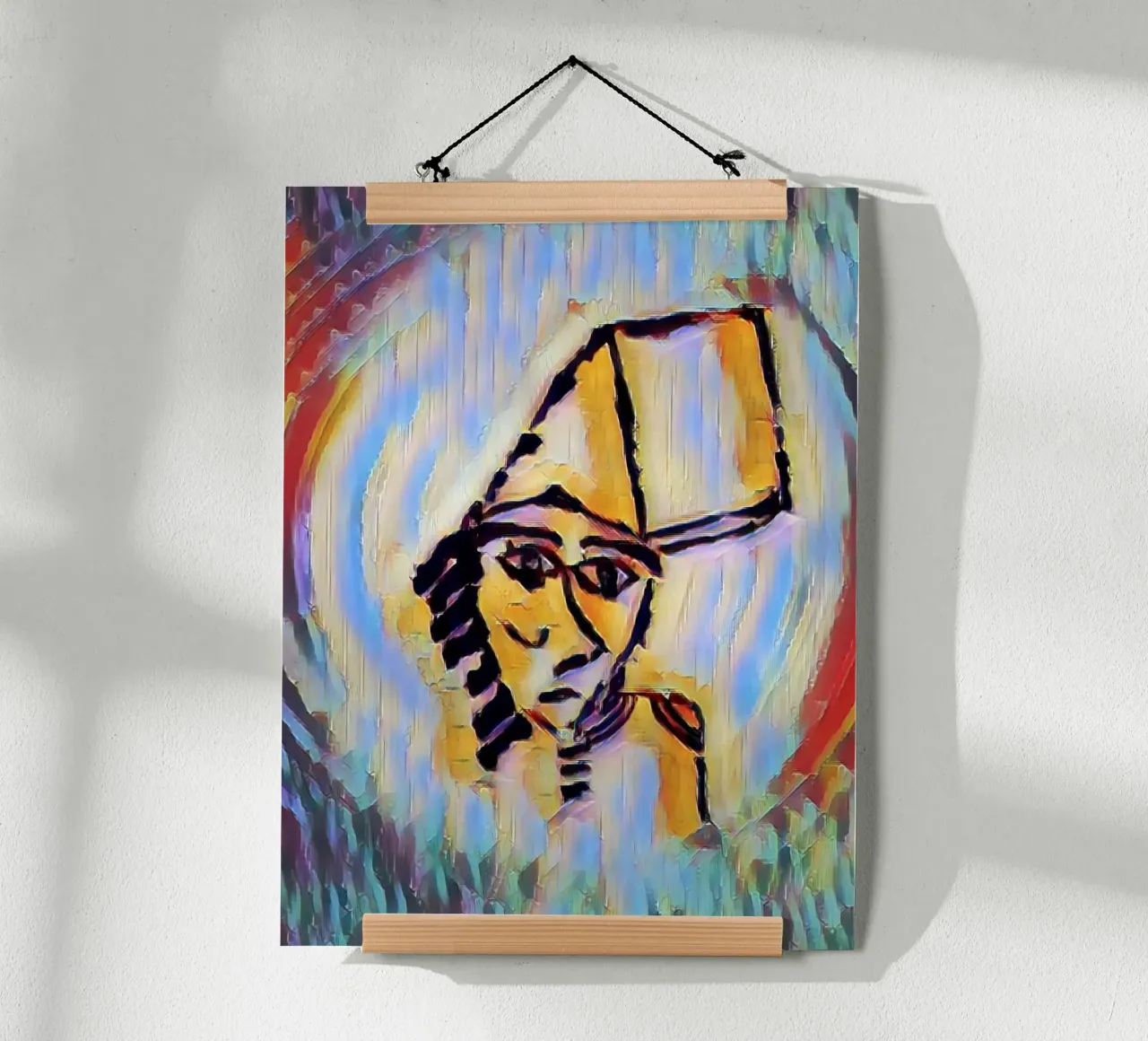 Jonny the entertainer poster con telaio in plastica da gtobonart