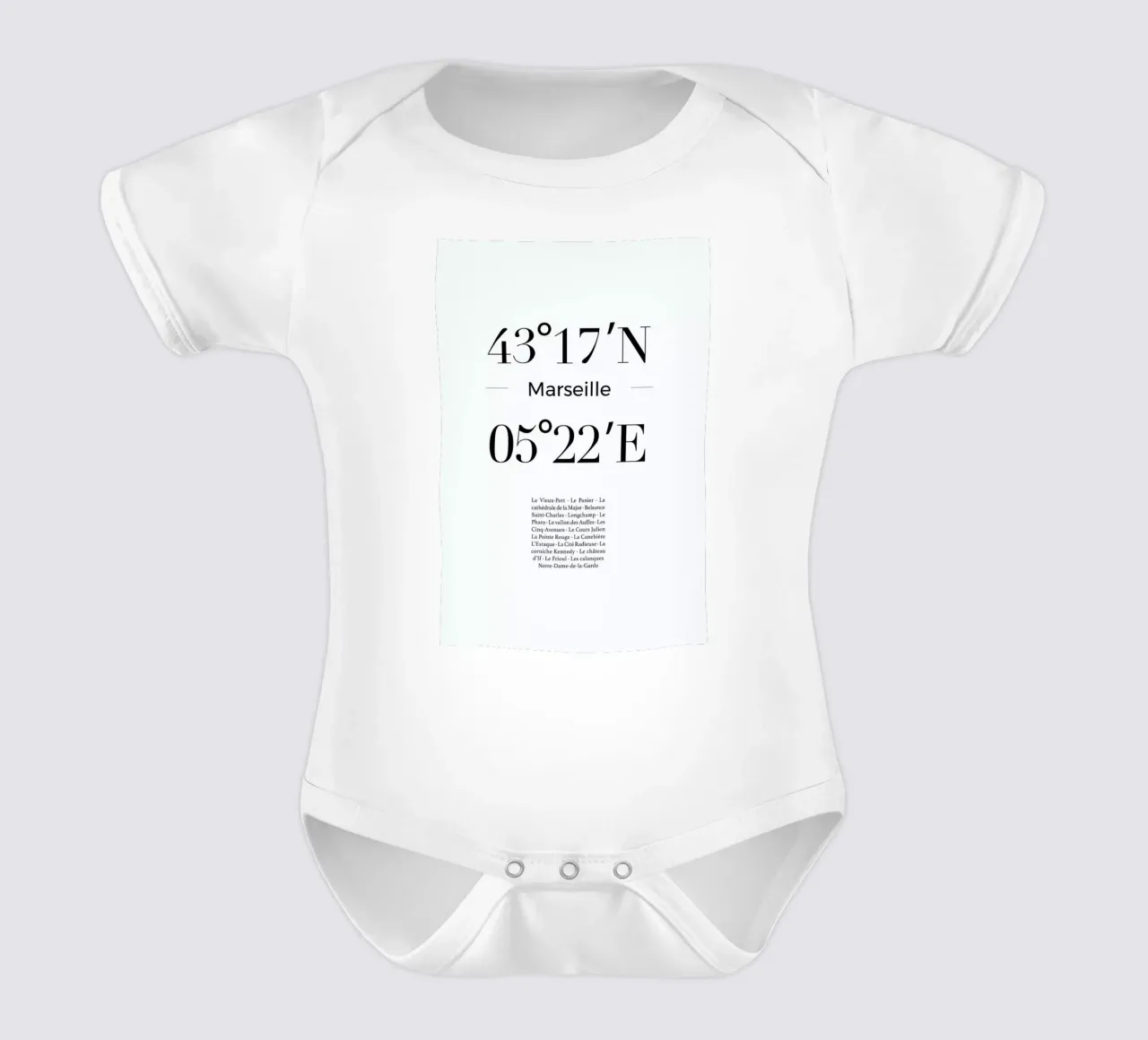 Marseille body bébé de Studio One