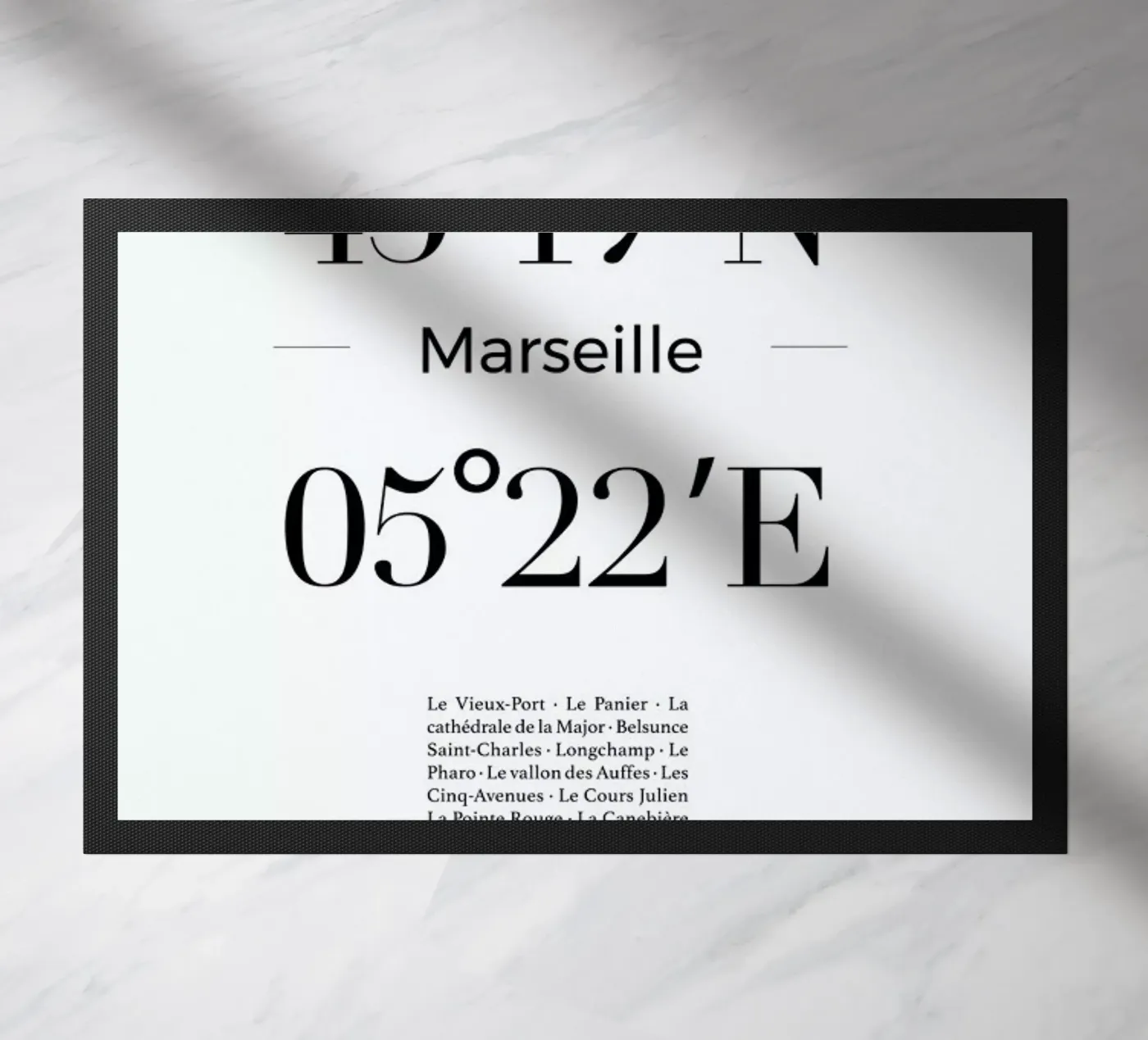 Marseille doormat by Studio One
