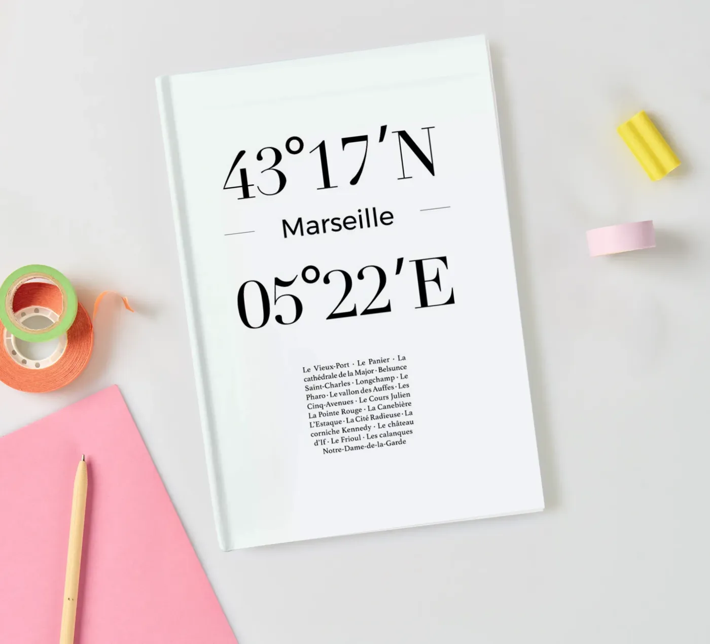 Marseille notebook by Studio One