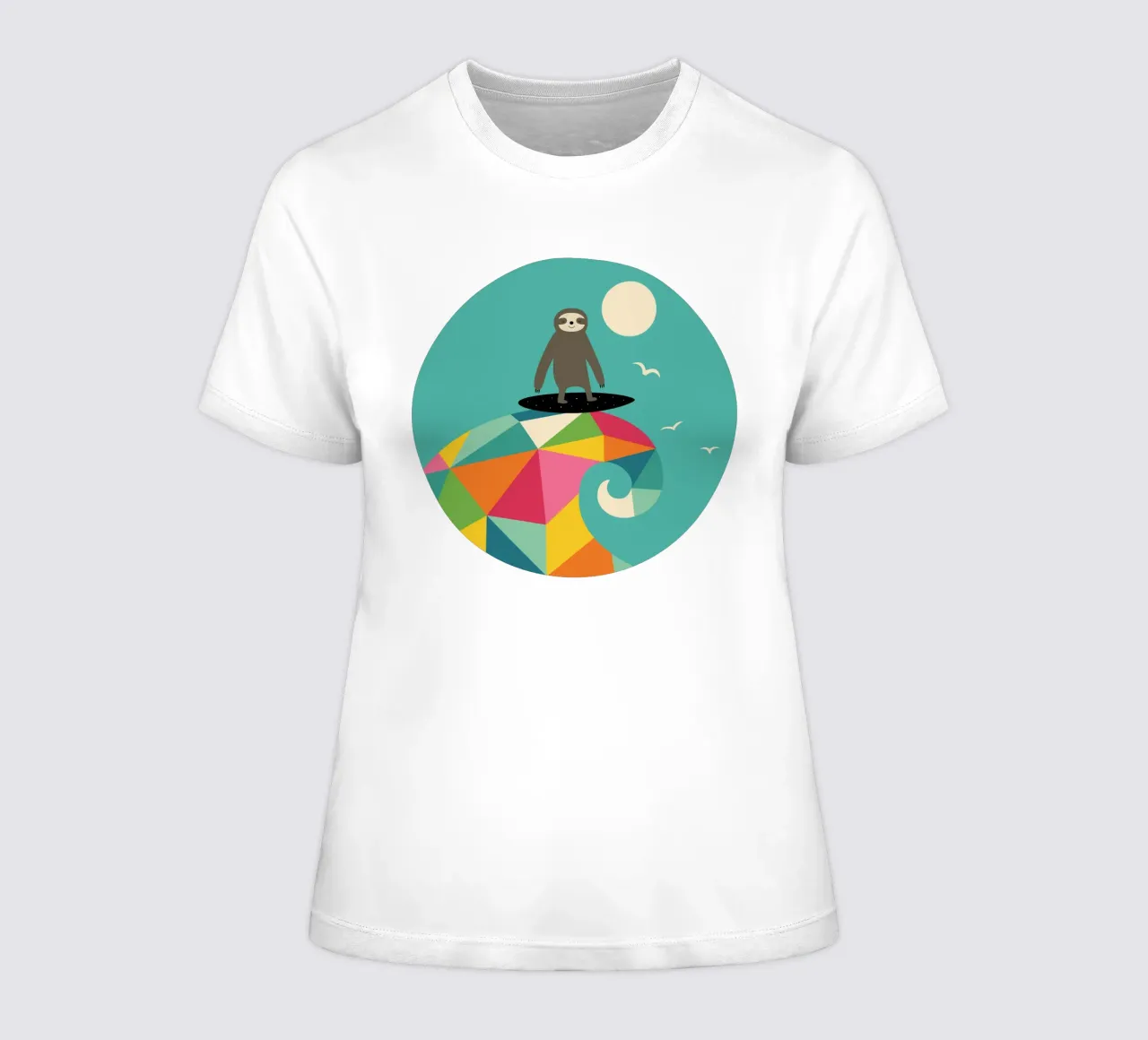Navigare in alto t-shirt da donna da Andy Westface