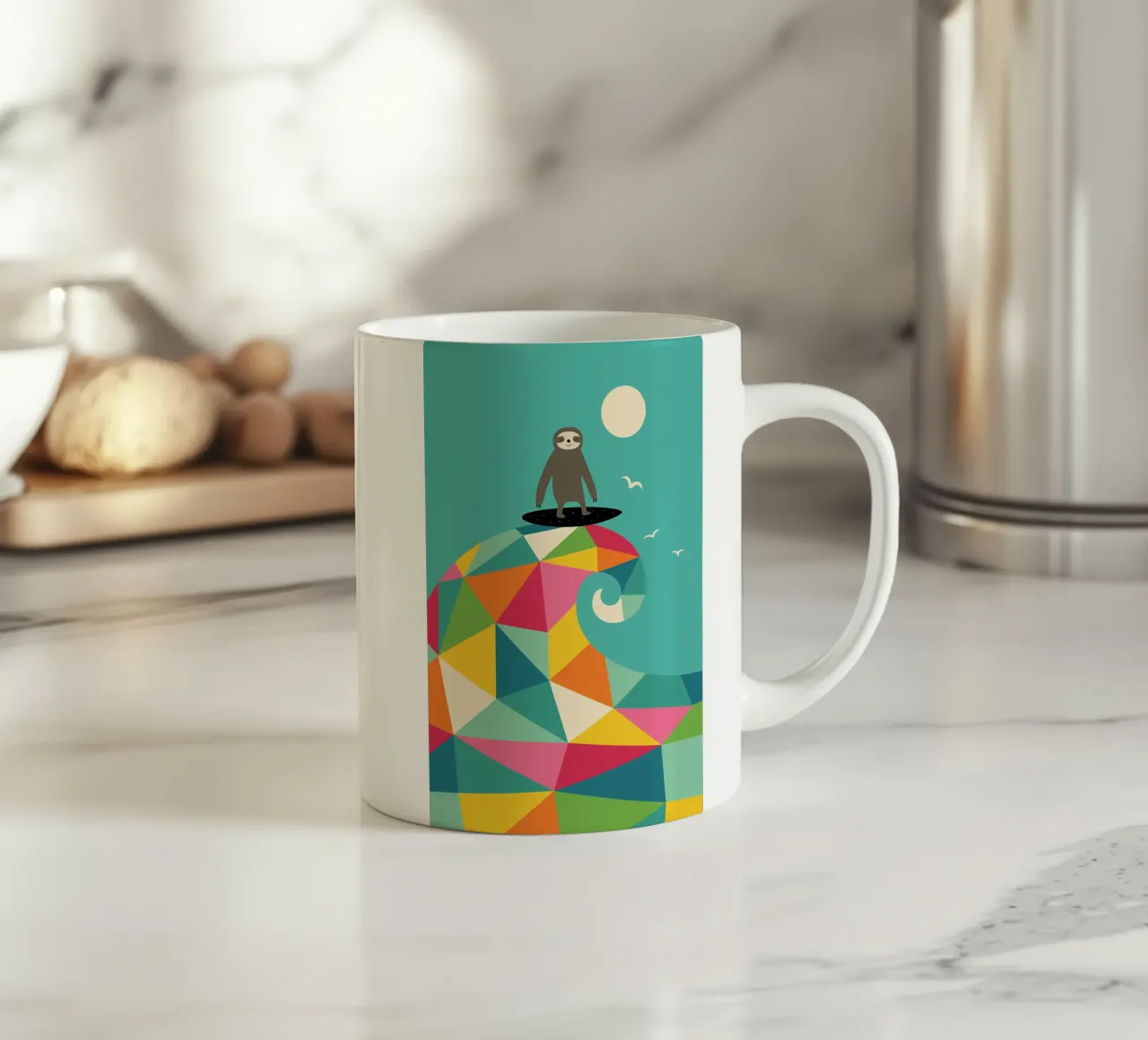 Surf Up Keramik Tasse von Andy Westface