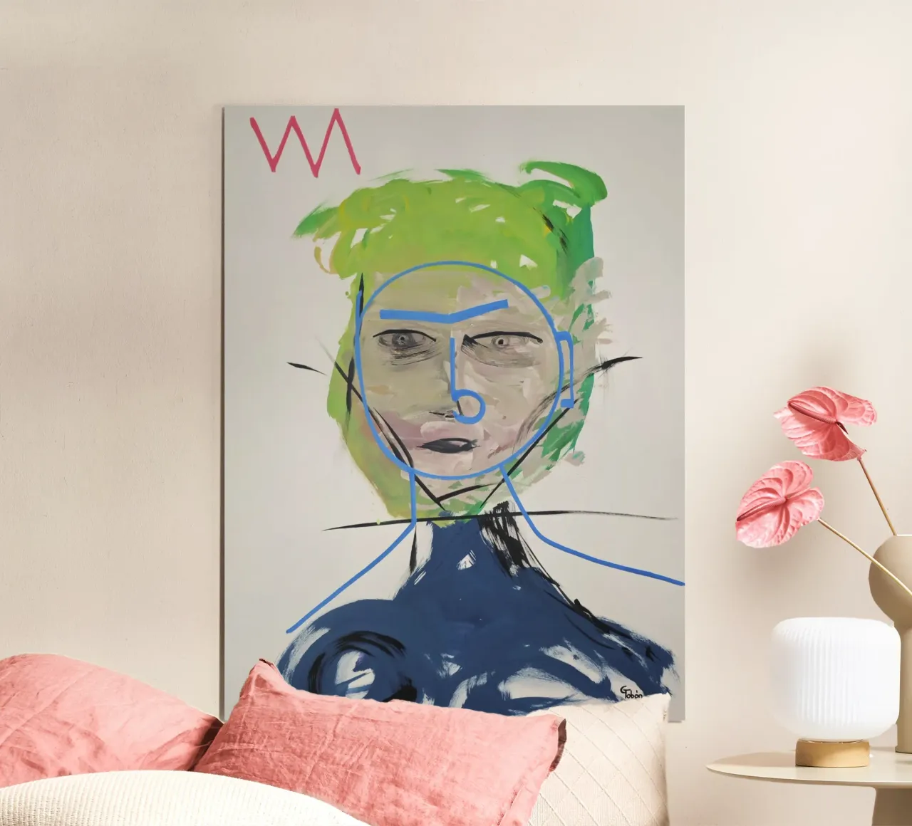 Inner personality poster con telaio in plastica da gtobonart