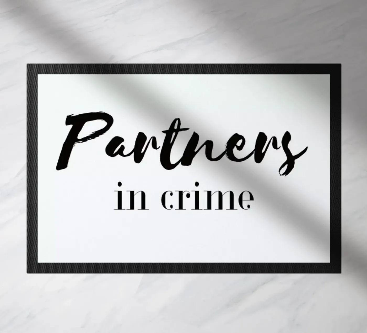 Partners deurmat van Sabrina Ziegenhorn