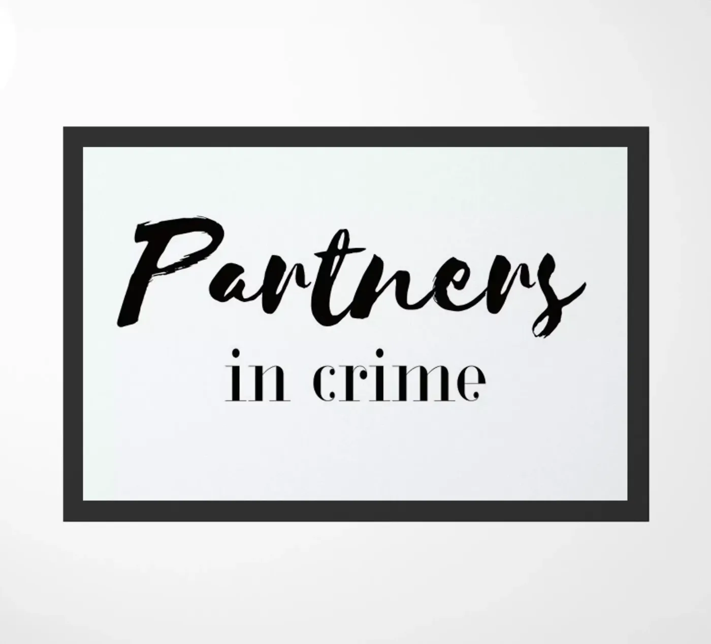 Partners deurmat van Sabrina Ziegenhorn