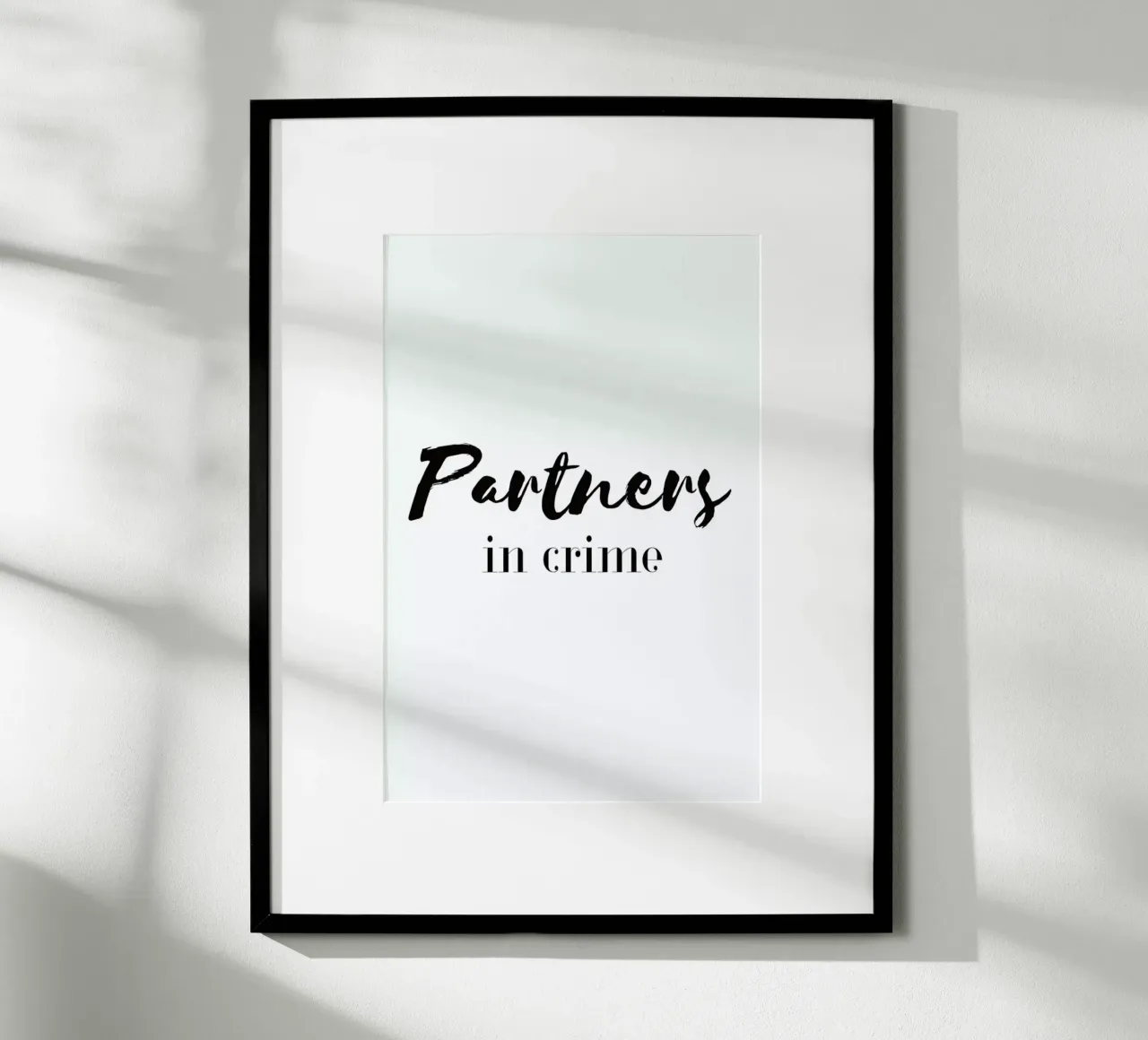 Partners poster van Sabrina Ziegenhorn