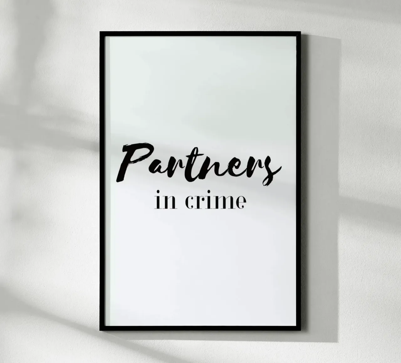 Partners poster van Sabrina Ziegenhorn