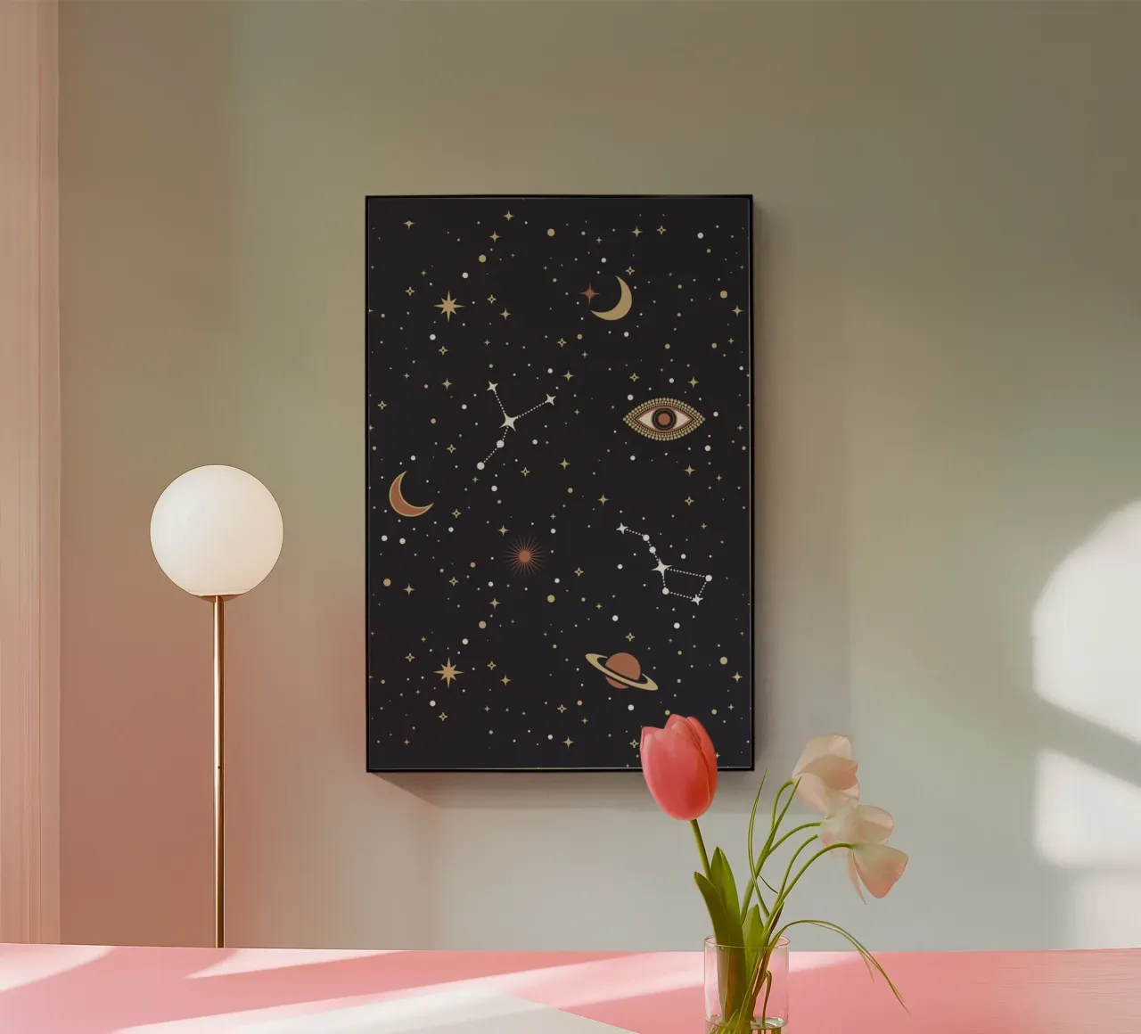 Mystical Galaxy plexiglass da cafelab