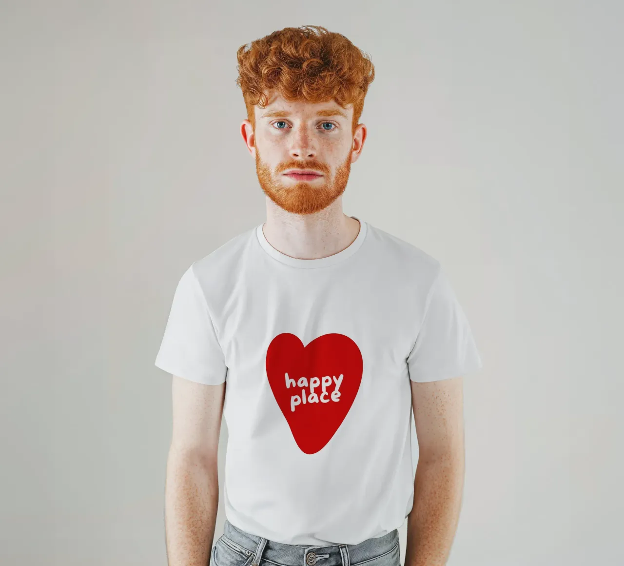 Happy Place - Dove vive il cuore t-shirt da QuooodZ by MooodzArt