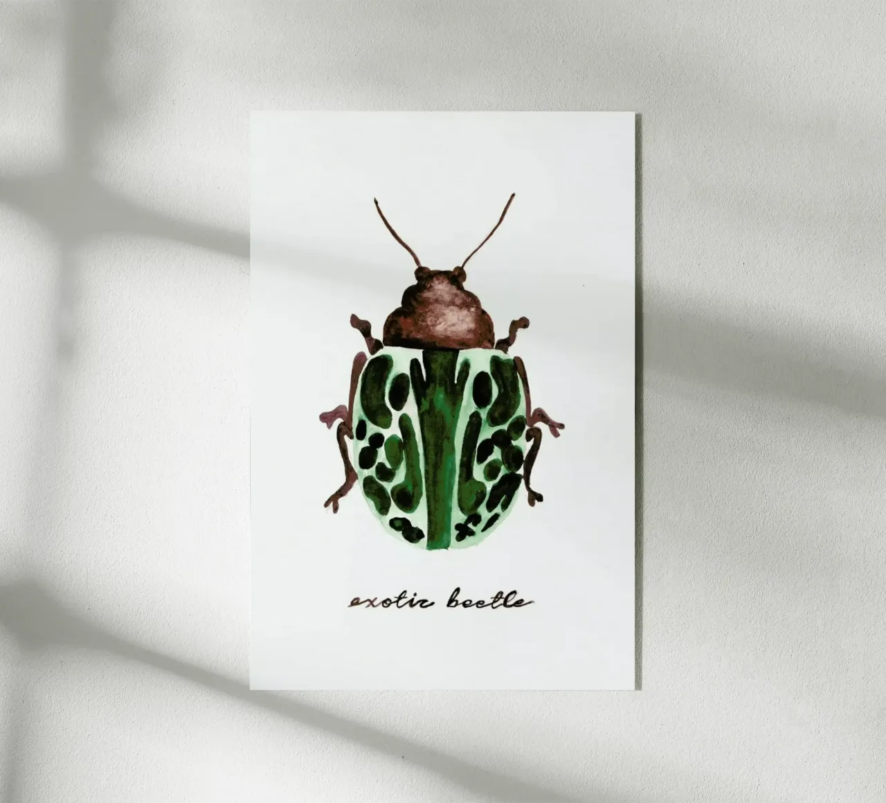 Exotic Beetle plexiglass da Nathys_illustration
