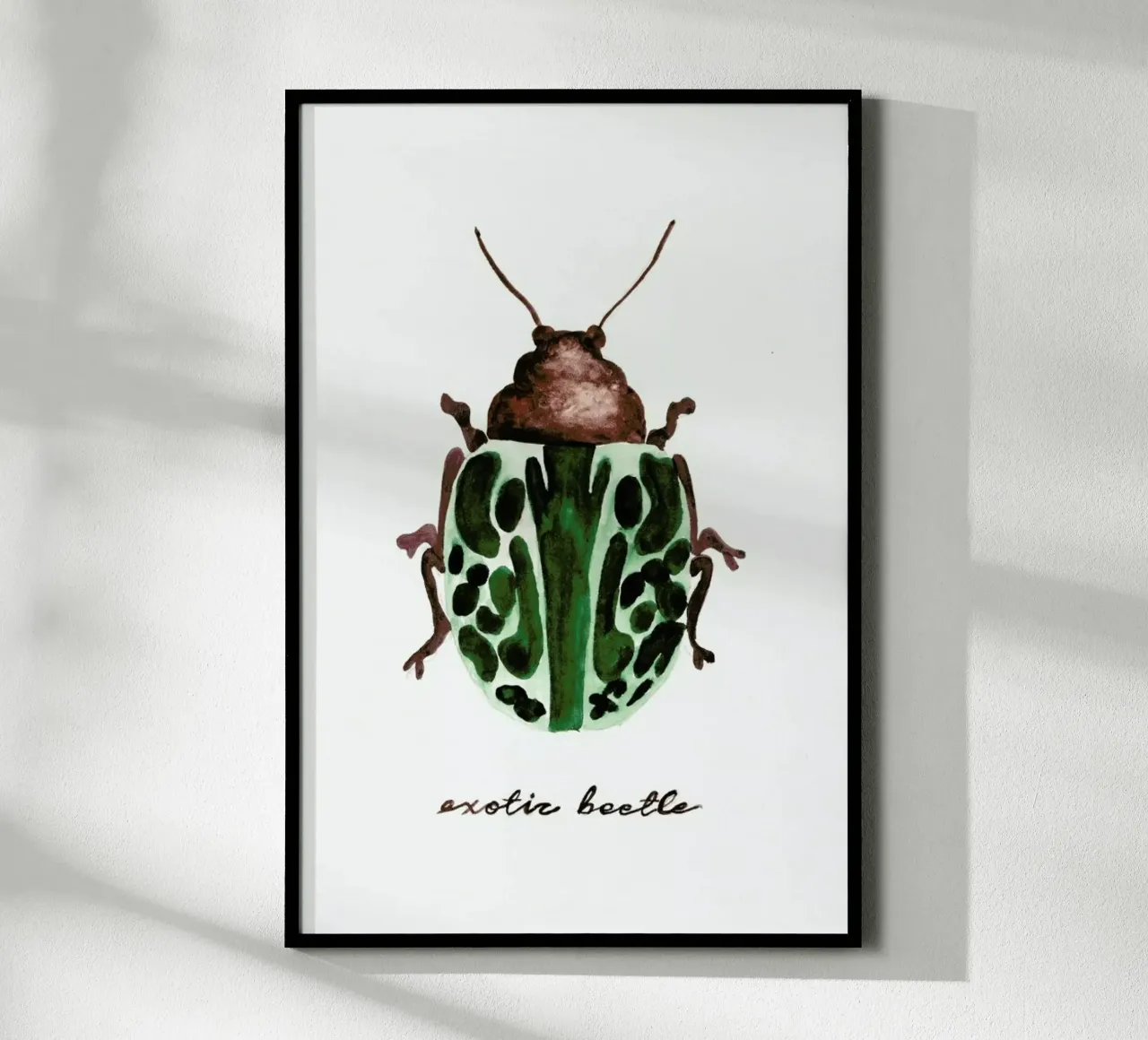 Exotic Beetle poster da Nathys_illustration
