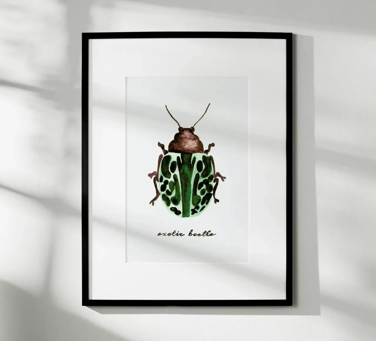 Exotic Beetle poster da Nathys_illustration