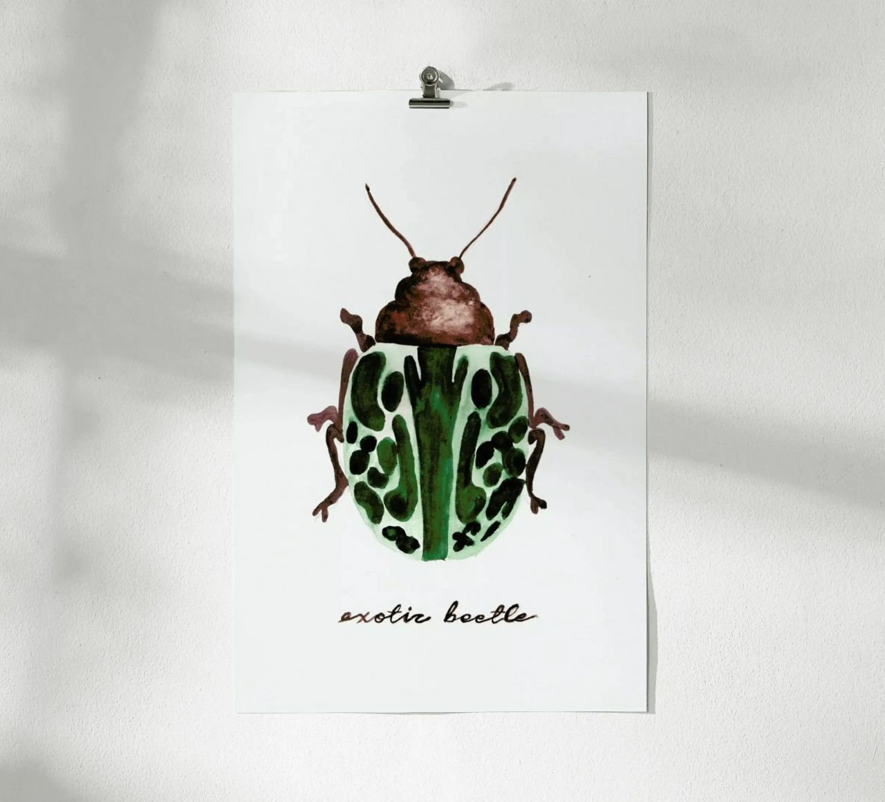 Exotic Beetle poster by Nathys_illustration