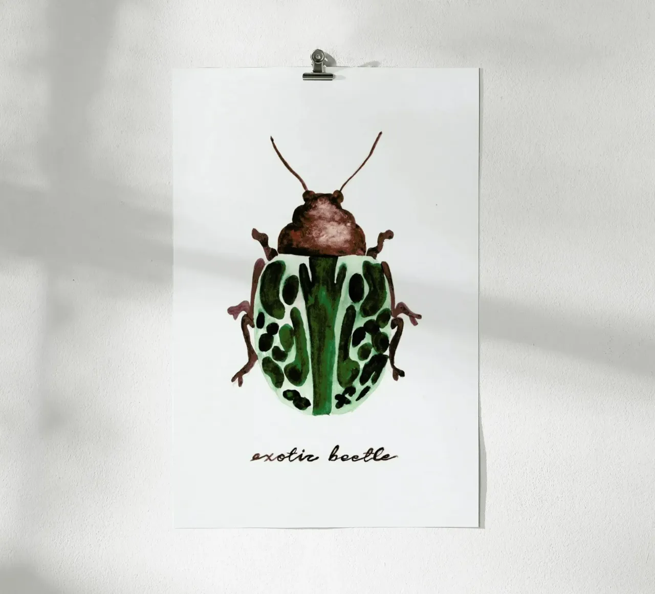 Exotic Beetle poster da Nathys_illustration