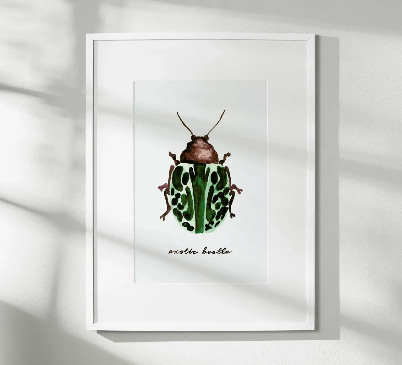 Exotic Beetle poster da Nathys_illustration