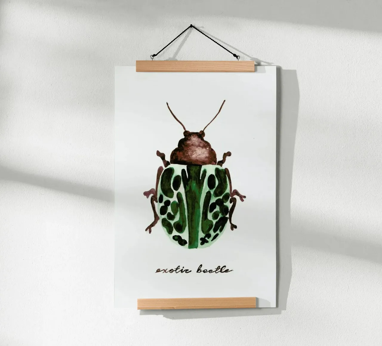 Exotic Beetle poster da Nathys_illustration