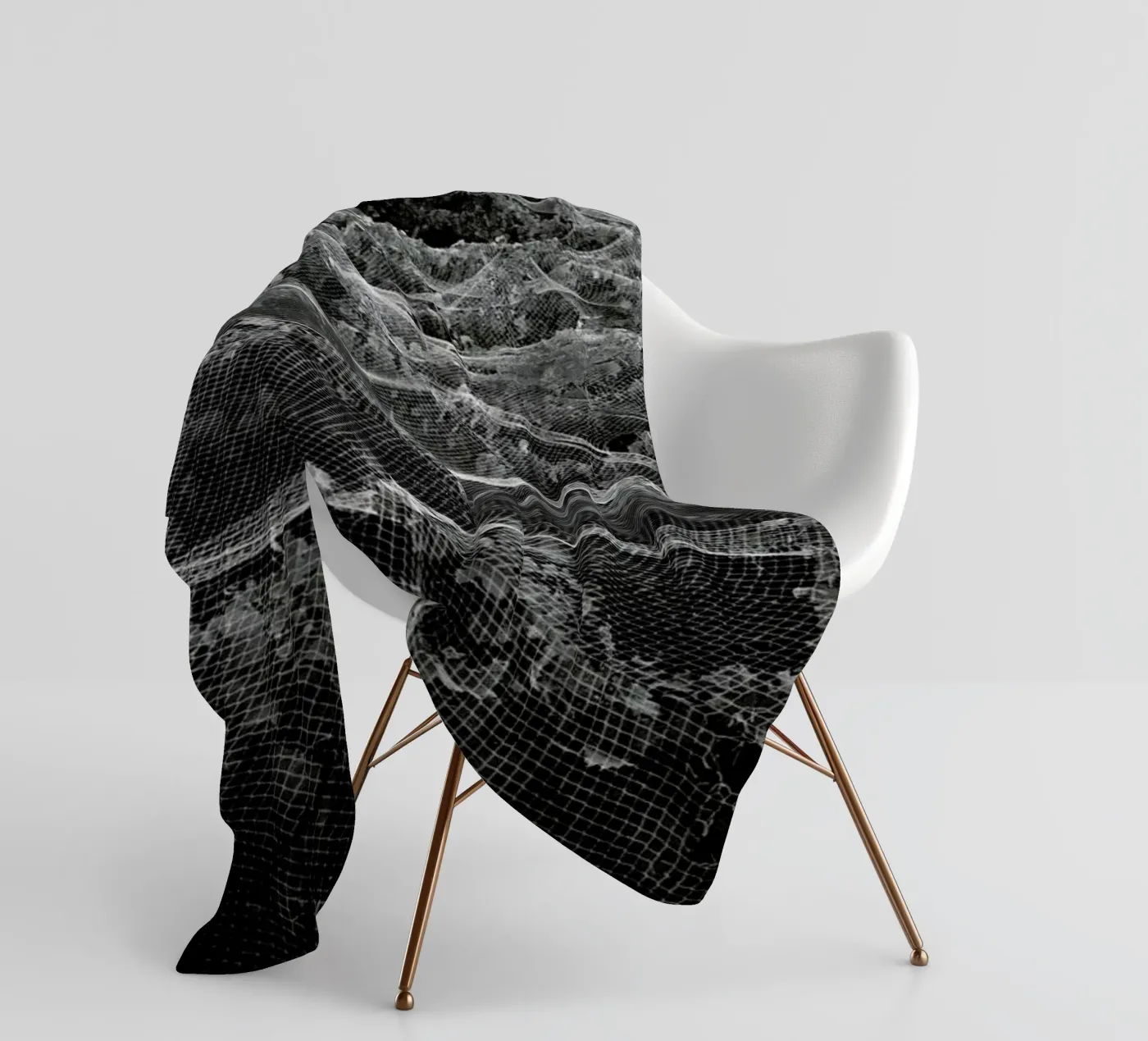 Links fleecedeken van Picture On The Fridge