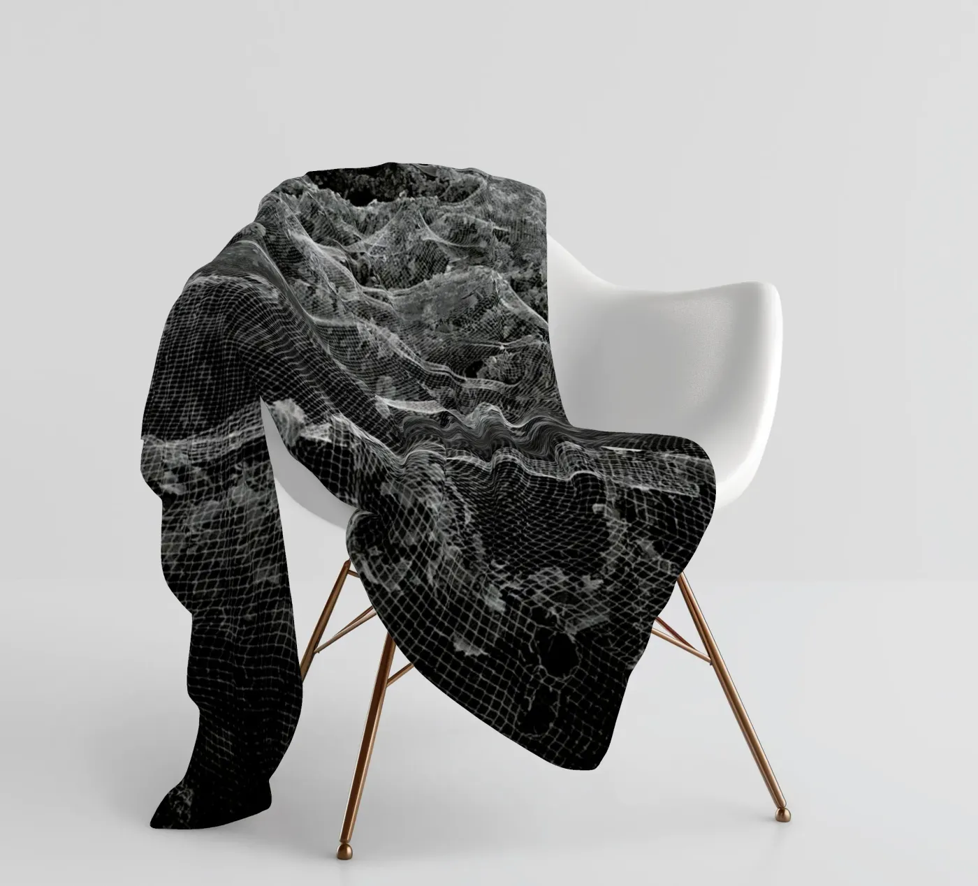 Links fleecedeken van Picture On The Fridge