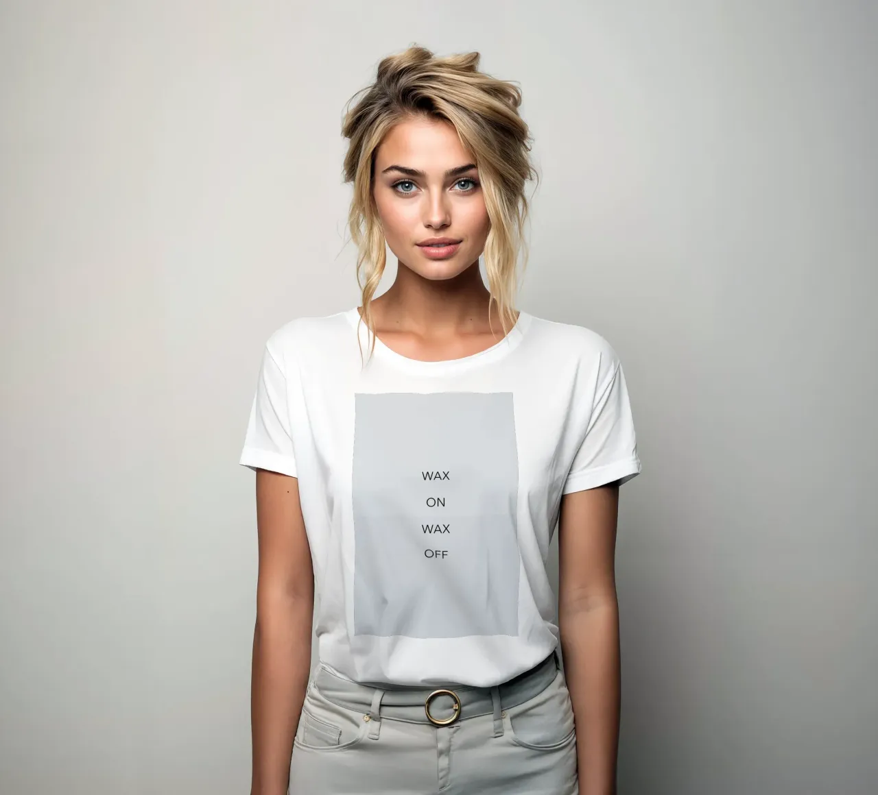Wax on 03 t-shirt ajusté pour femmes de Studio One