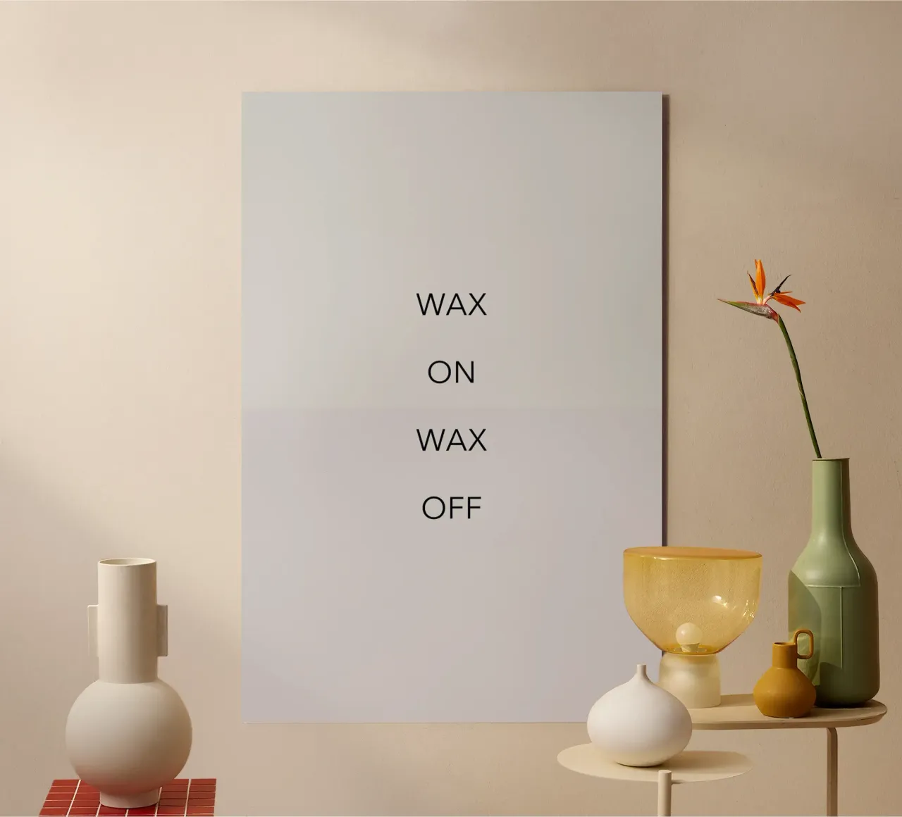 Wax on 03 alluminio dibond da Studio One