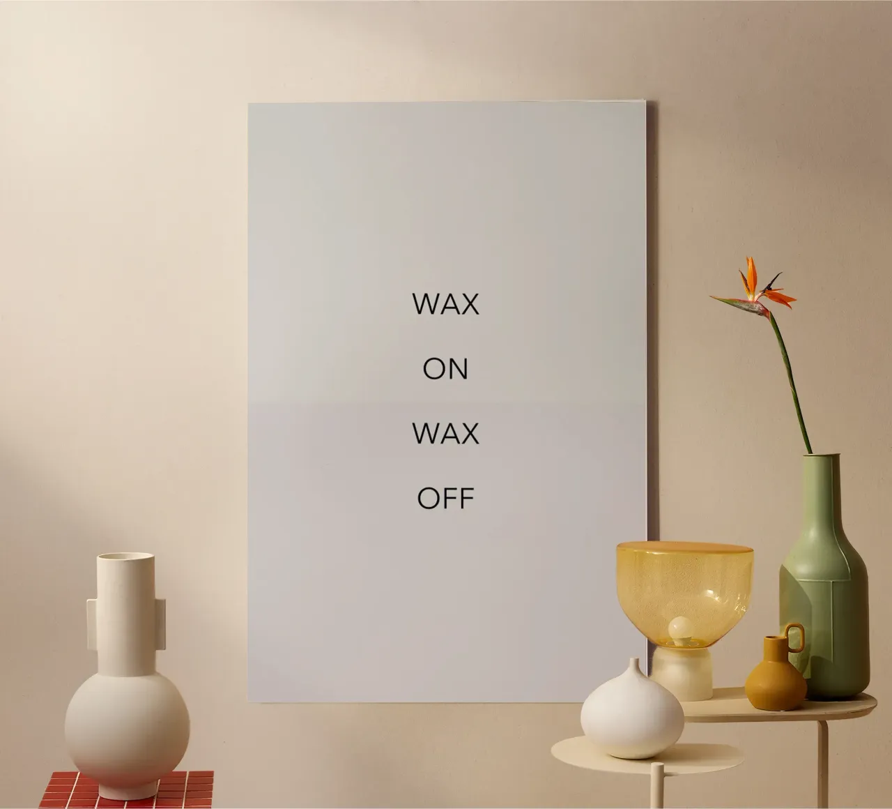 Wax on 03 lienzo de Studio One