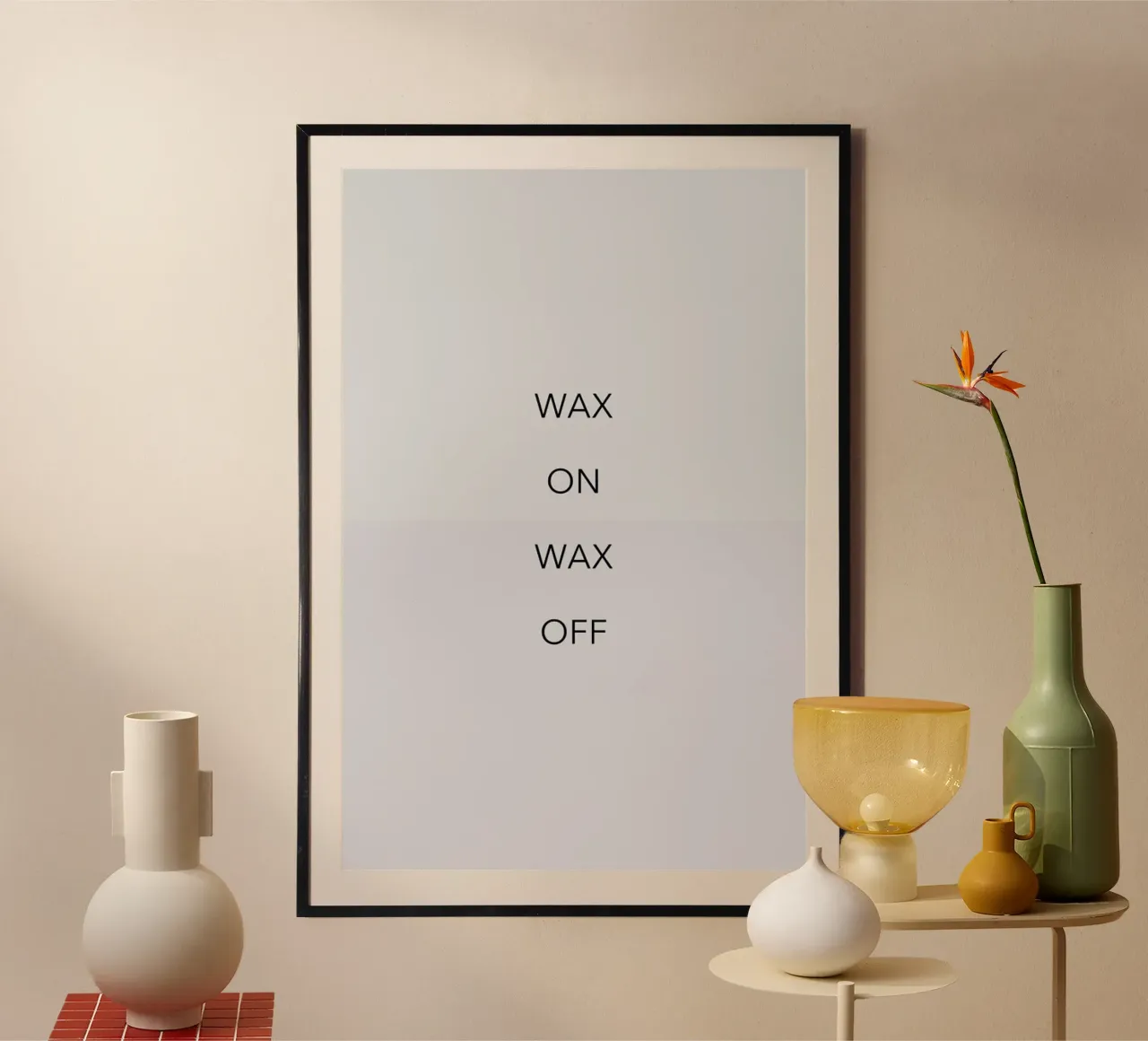 Wax on 03 carta hahnemühle da Studio One