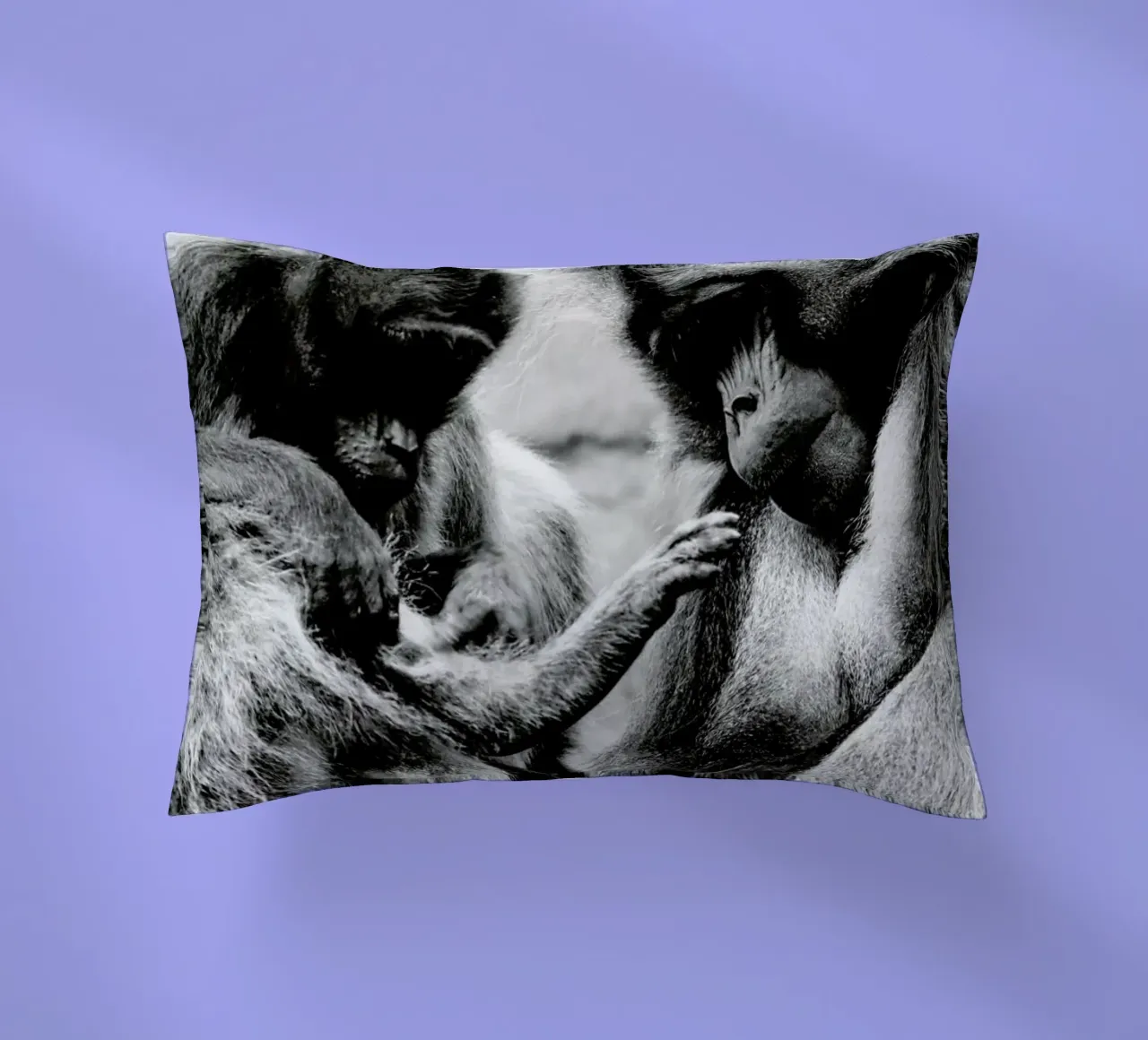 Monkey Family cuscino da Babett Schultze