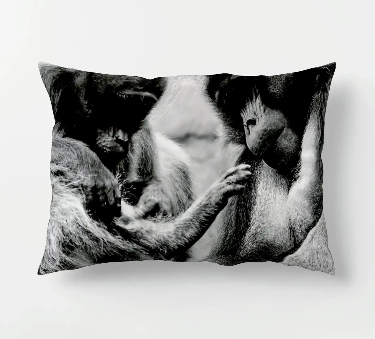 Monkey Family cuscino da Babett Schultze