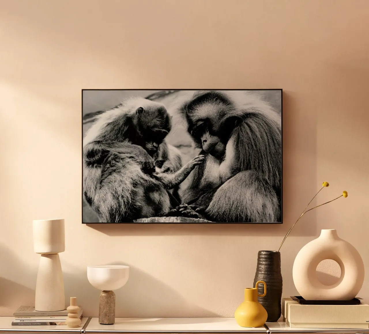 Monkey Family plexiglass da Babett Schultze