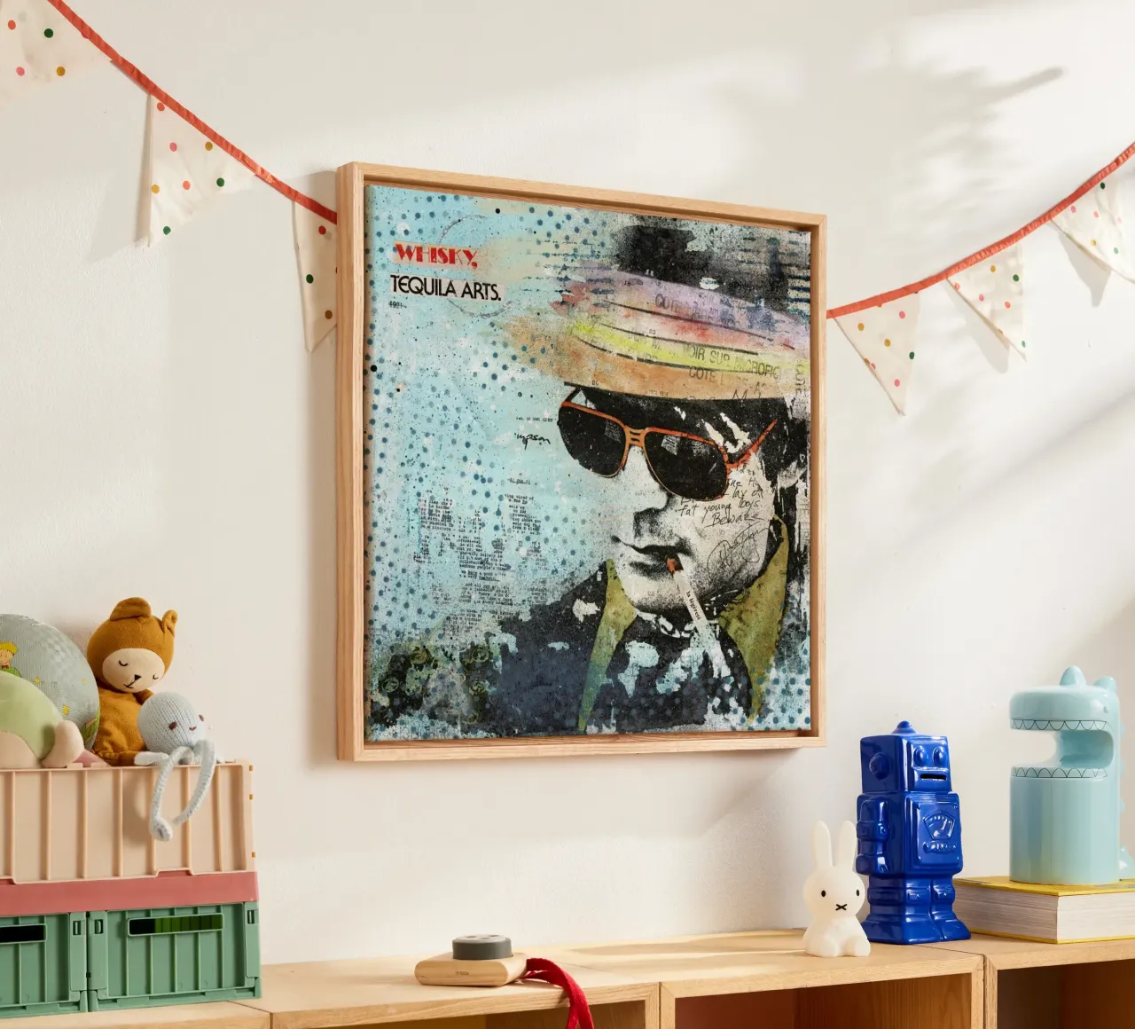 Hunter S canvas met Baklijst van Tameo