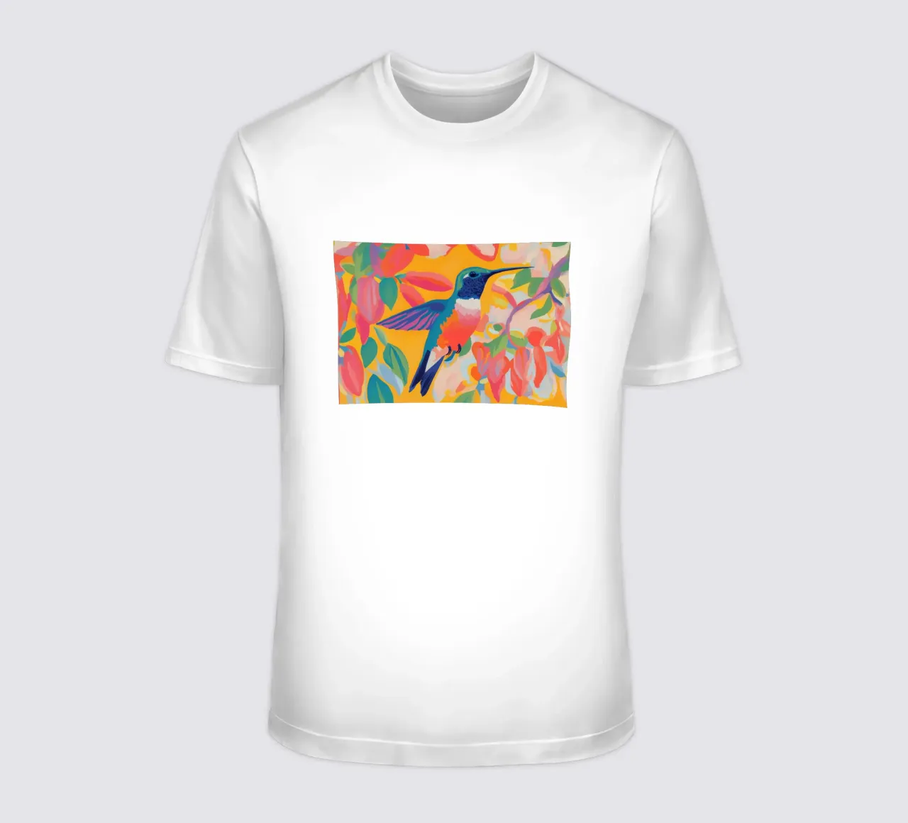 Colores alegres con Kolibri camiseta de Carinaprint