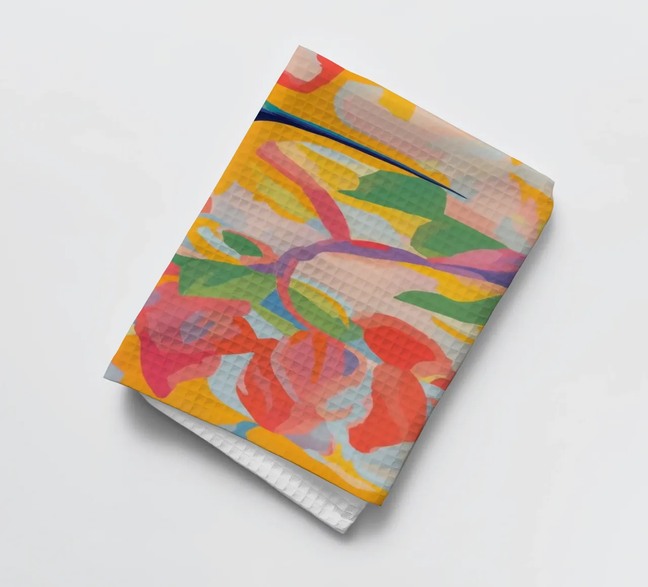Colores alegres con Kolibri paño de cocina de Carinaprint