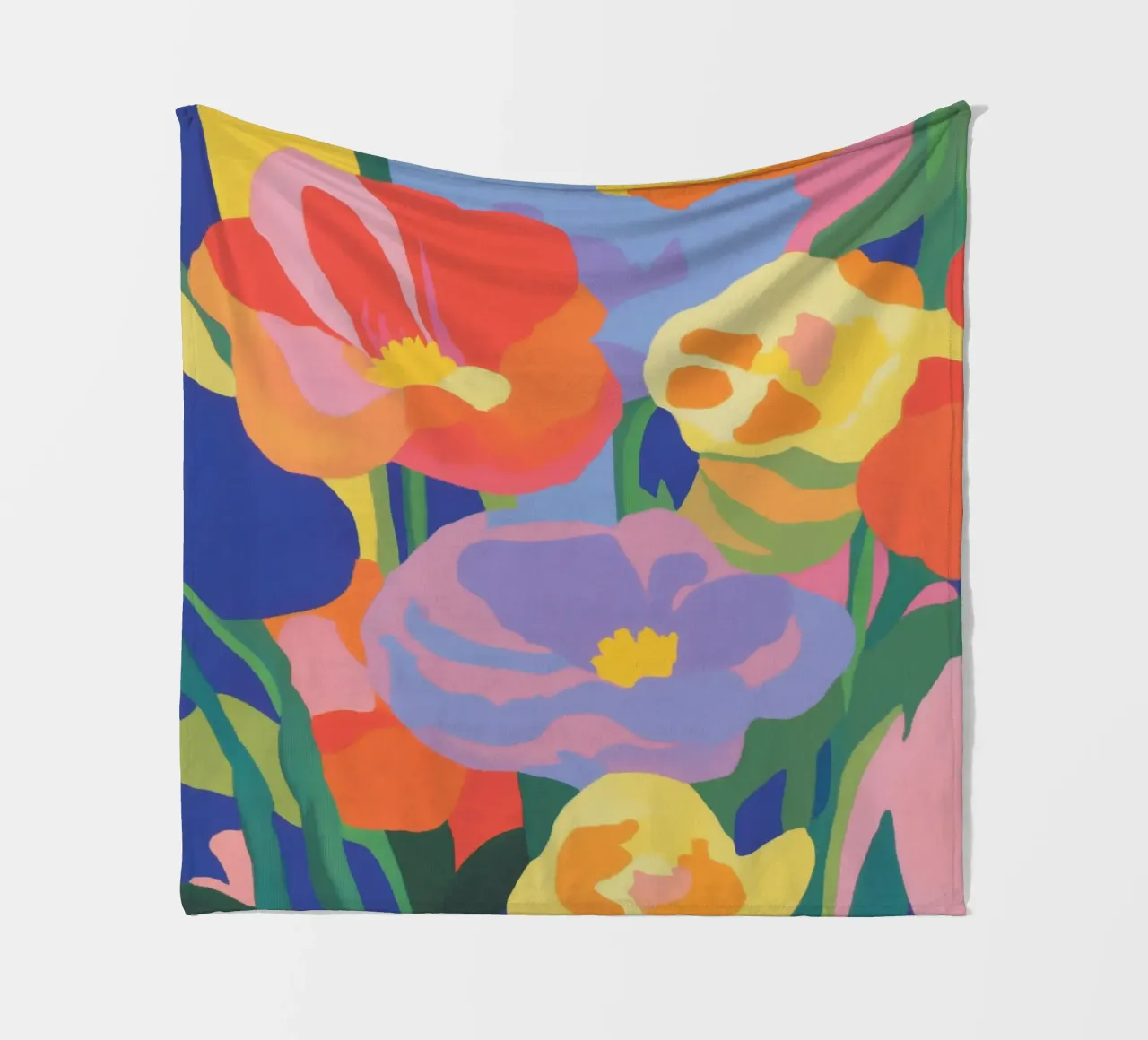 Giorni di sole e fiori coperta in pile da Carinaprint