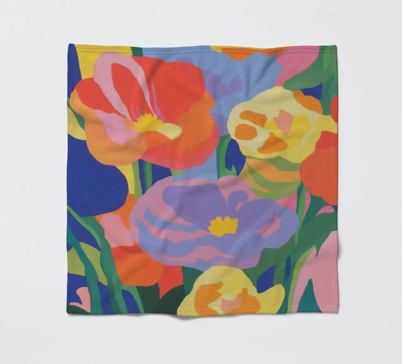 Giorni di sole e fiori coperta in pile da Carinaprint