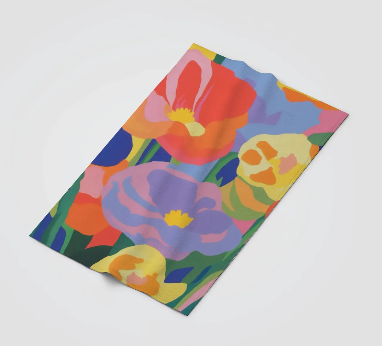 Giorni di sole e fiori coperta in pile da Carinaprint