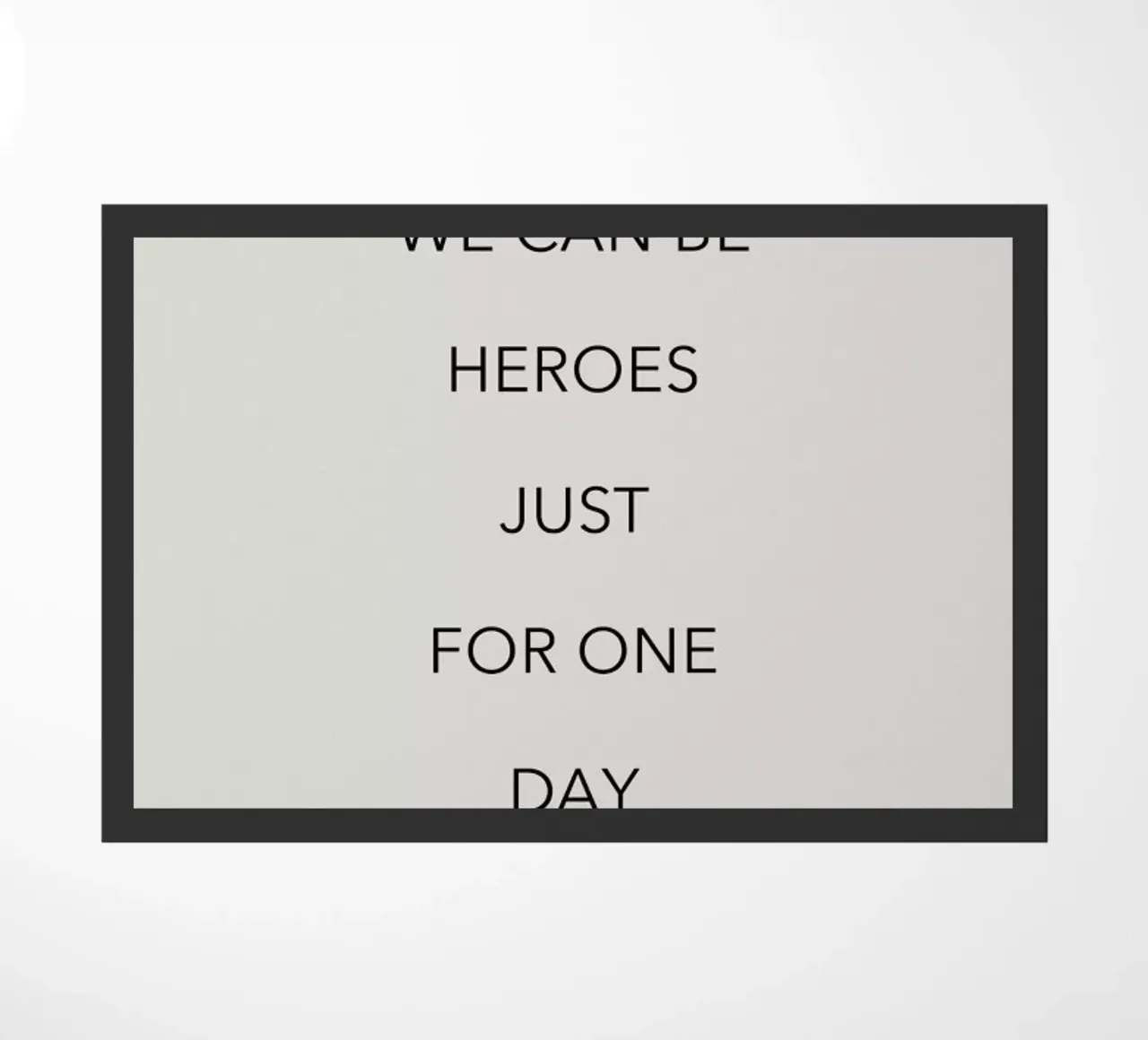 We Can Be Heroes zerbino da Studio One