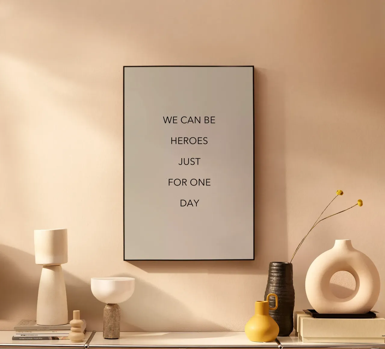 We Can Be Heroes plexiglass da Studio One