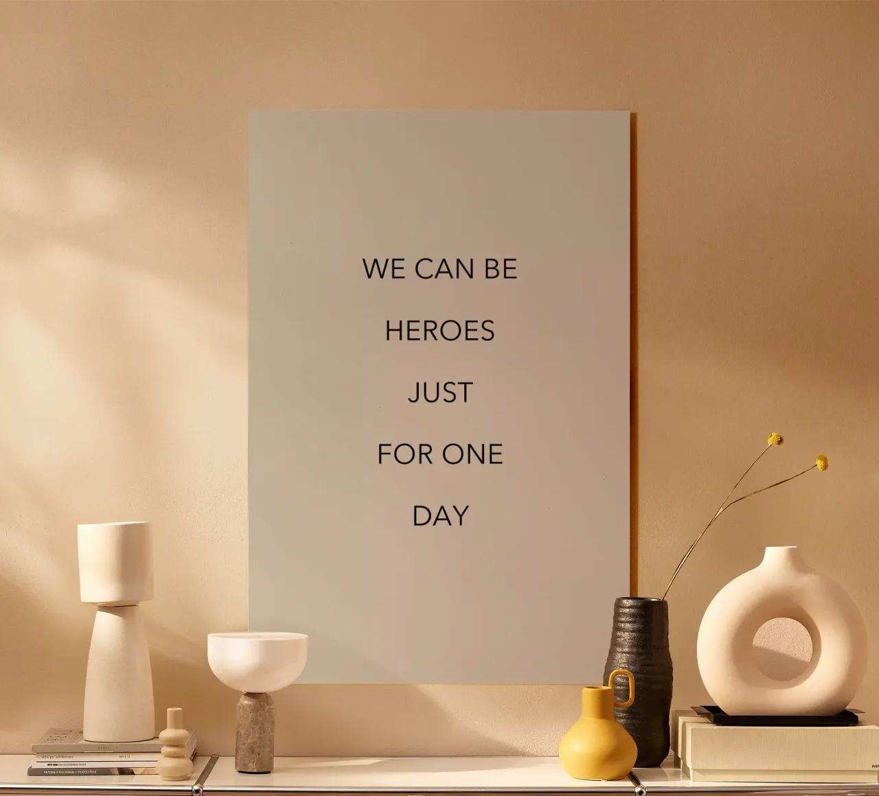 We Can Be Heroes plexiglass da Studio One