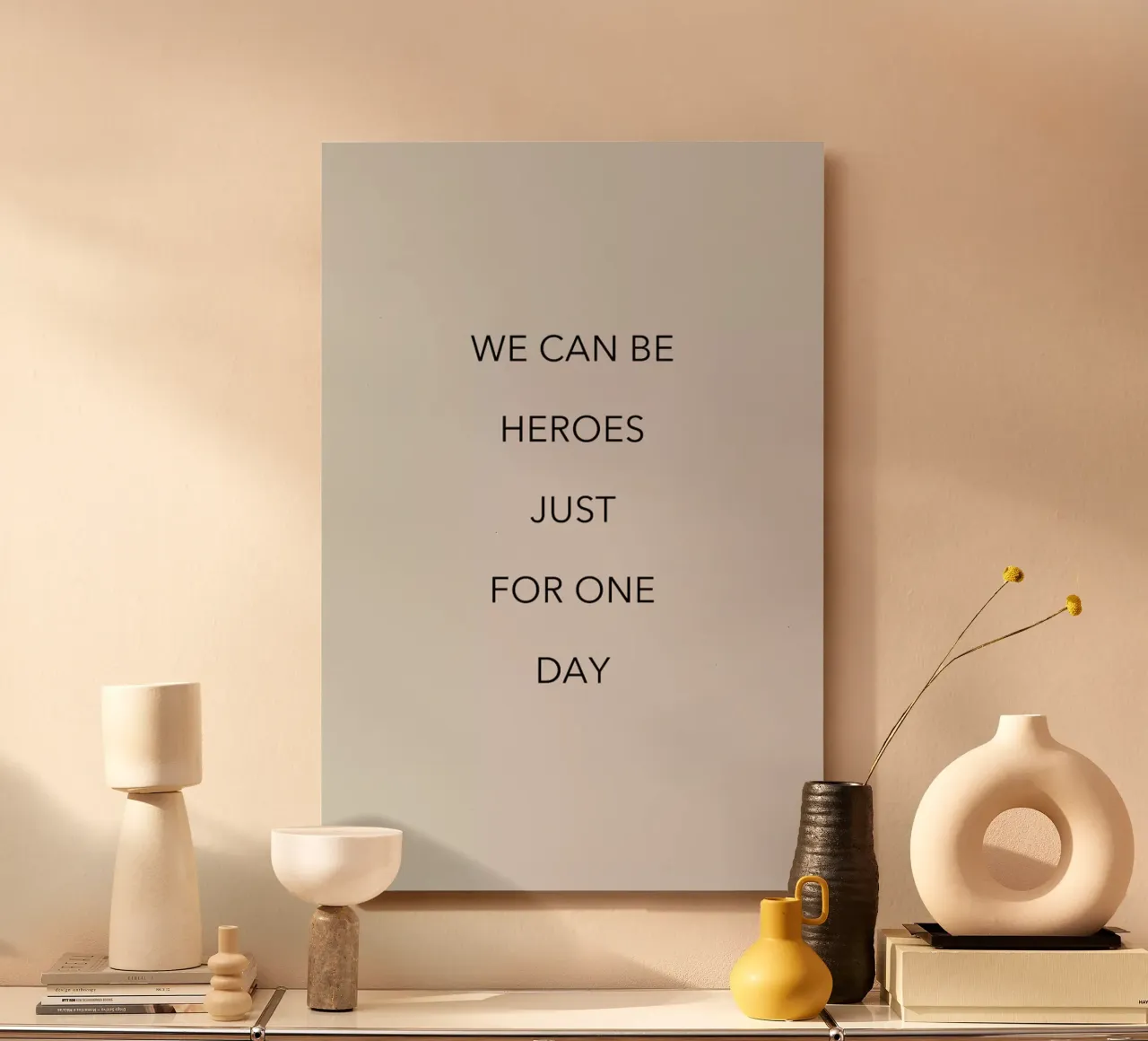 We Can Be Heroes alluminio dibond da Studio One