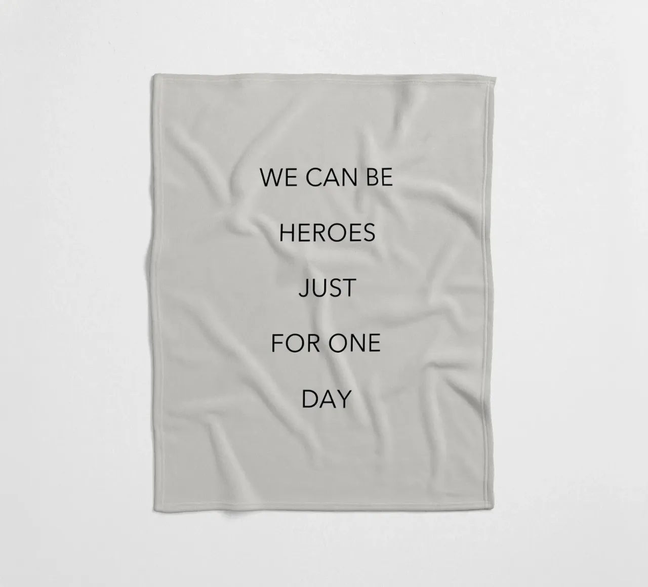 We Can Be Heroes coperta in pile da Studio One
