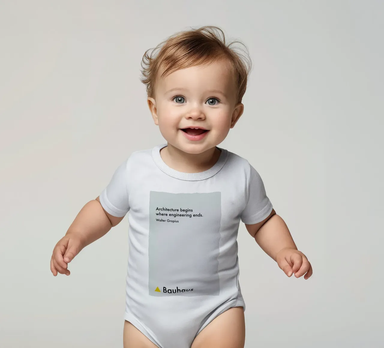 Gropius - Architecture body neonato maniche corte da Studio One