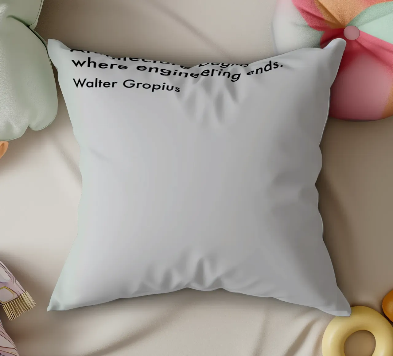 Gropius - Architecture cuscino da Studio One